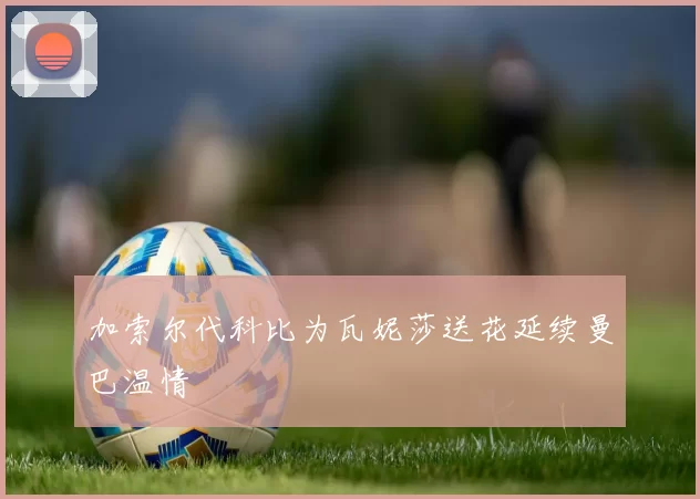 加索尔代科比为瓦妮莎送花延续曼巴温情