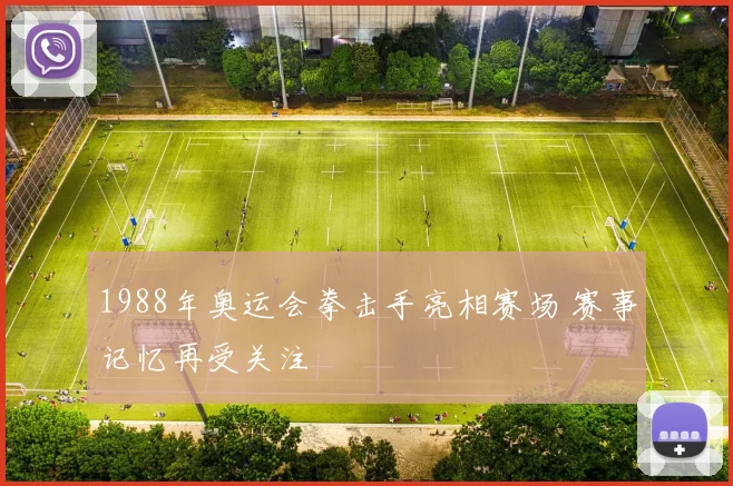 1988年奥运会拳击手亮相赛场 赛事记忆再受关注
